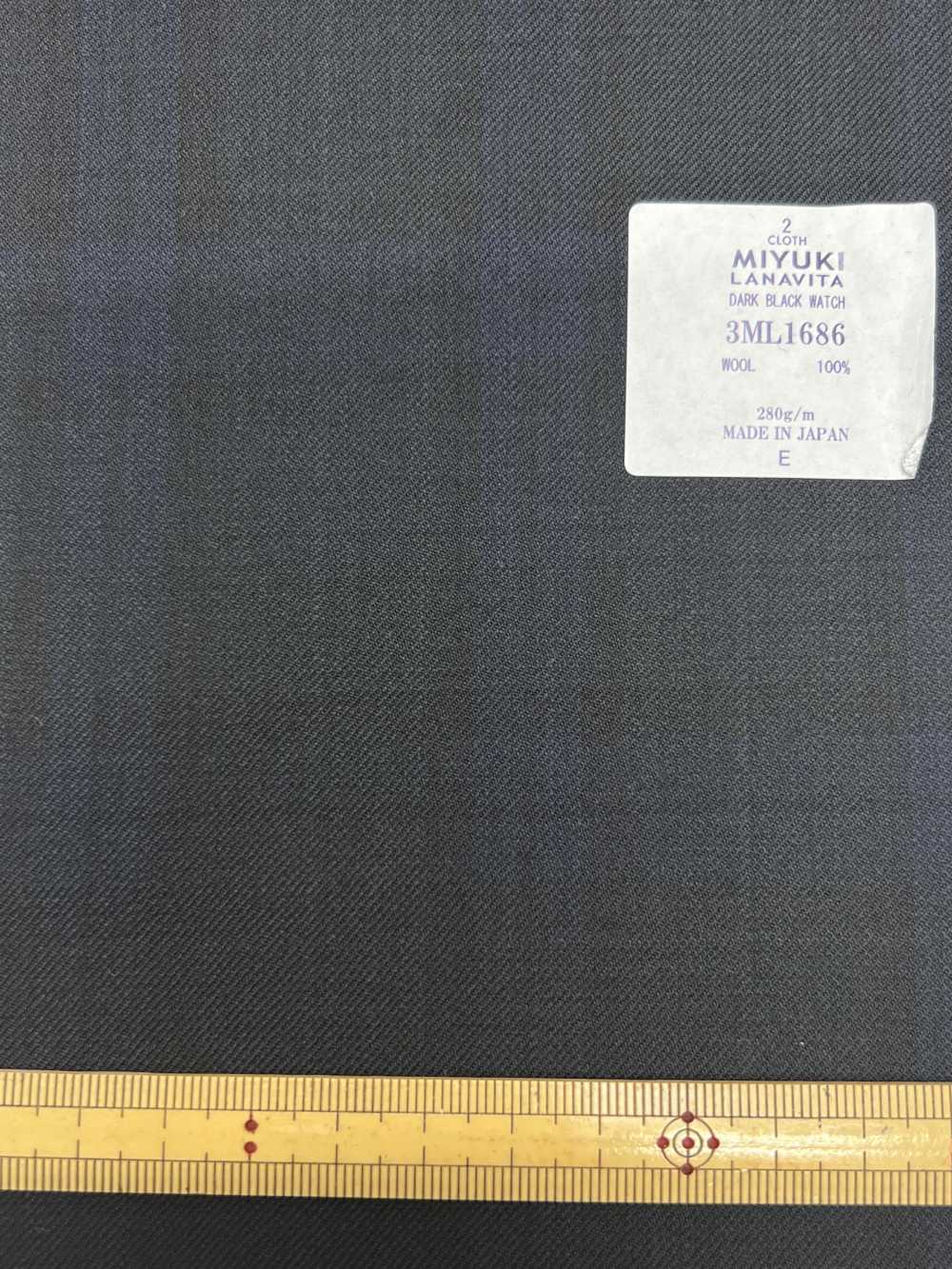 3ML1686 RELOJ MIYUKI CREATIVE LANAVITA NEGRO OSCURO Azul Marino[Textil] Miyuki Keori (Miyuki)