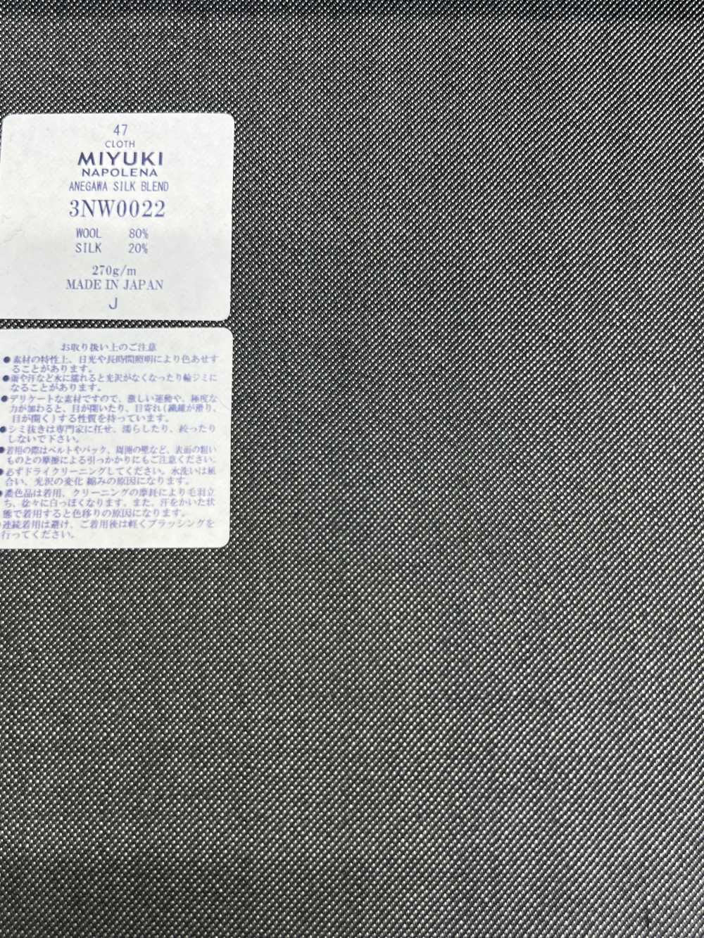 3NW0022 LÍNEA CREATIVA MEZCLA DE SEDA ANEGAWA Gris Medio[Textil] Miyuki Keori (Miyuki)