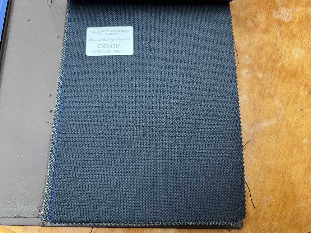 CNB1017 Patrón De Ojo De Pájaro Azul Oscuro PERENNIAL BIRD'SEYE De Hilo único Super110 De CANONICO[Textil] CANÓNICO