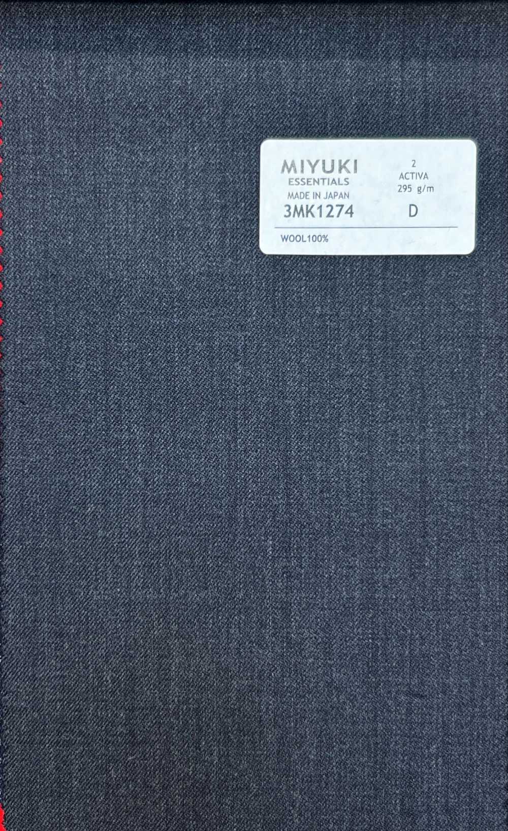 3MK1274 ESENCIALES ACTIVA Gris Cielo Carbón[Textil] Miyuki Keori (Miyuki)