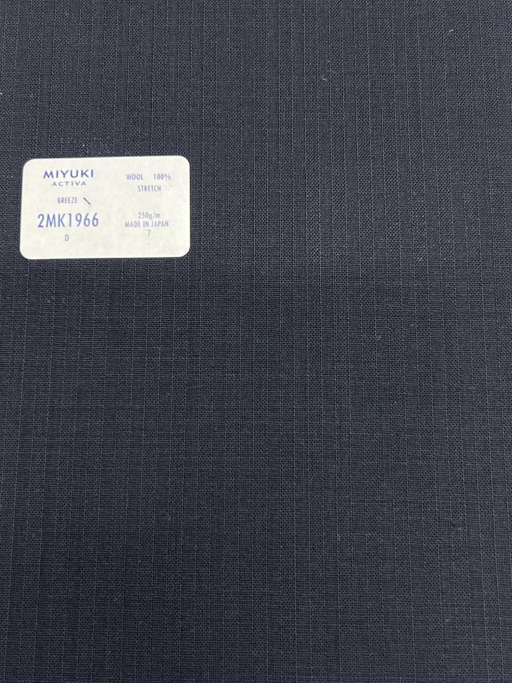 2MK1966 ACTIVA STRETCH Rayas Azul Marino[Textil] Miyuki Keori (Miyuki)