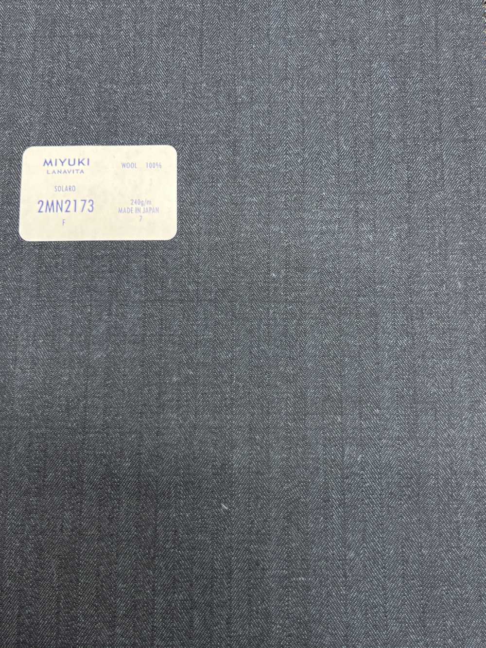 2MN2173 Patrón Tejido Azul Medio SOLARO[Textil] Miyuki Keori (Miyuki)