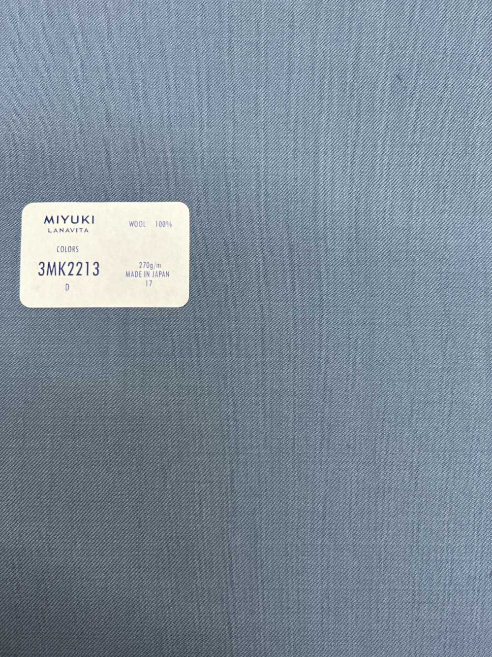 3MK2213 COLORES Azul Claro Sin Estampado[Textil] Miyuki Keori (Miyuki)