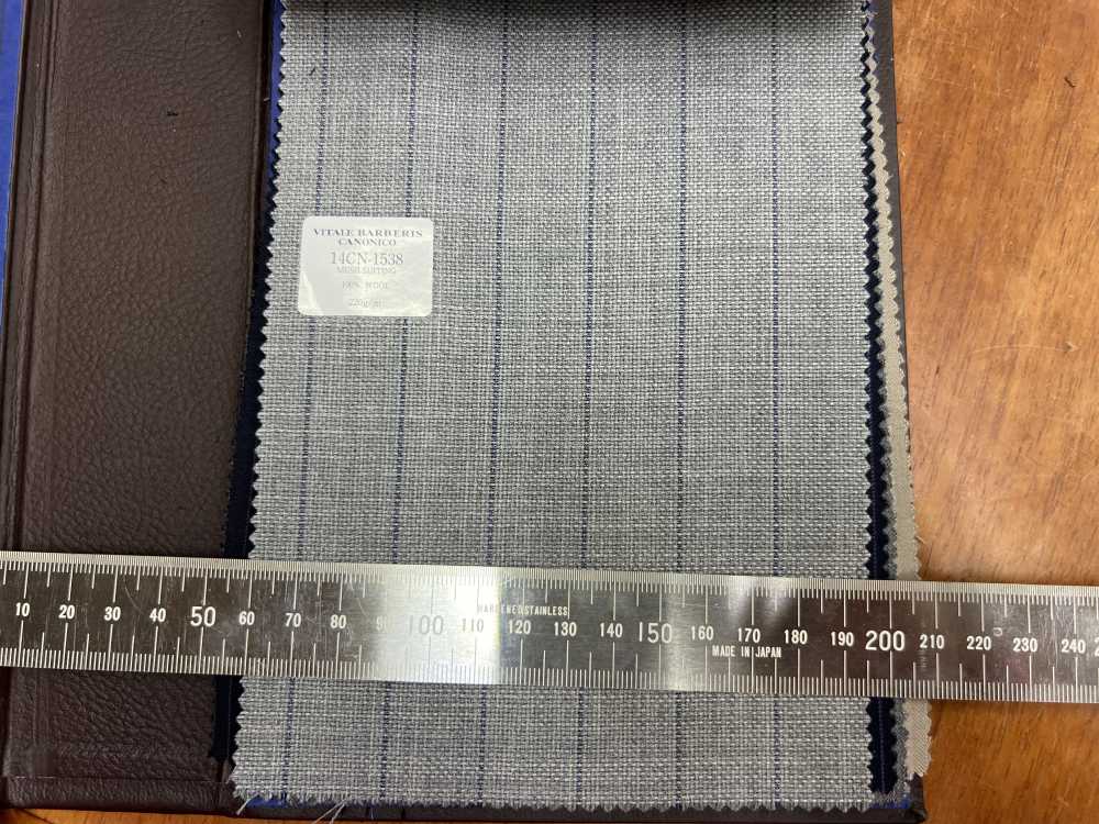 14CN1538 TRAJE DE MALLA CANONICO Rayas Grises[Textil] CANÓNICO