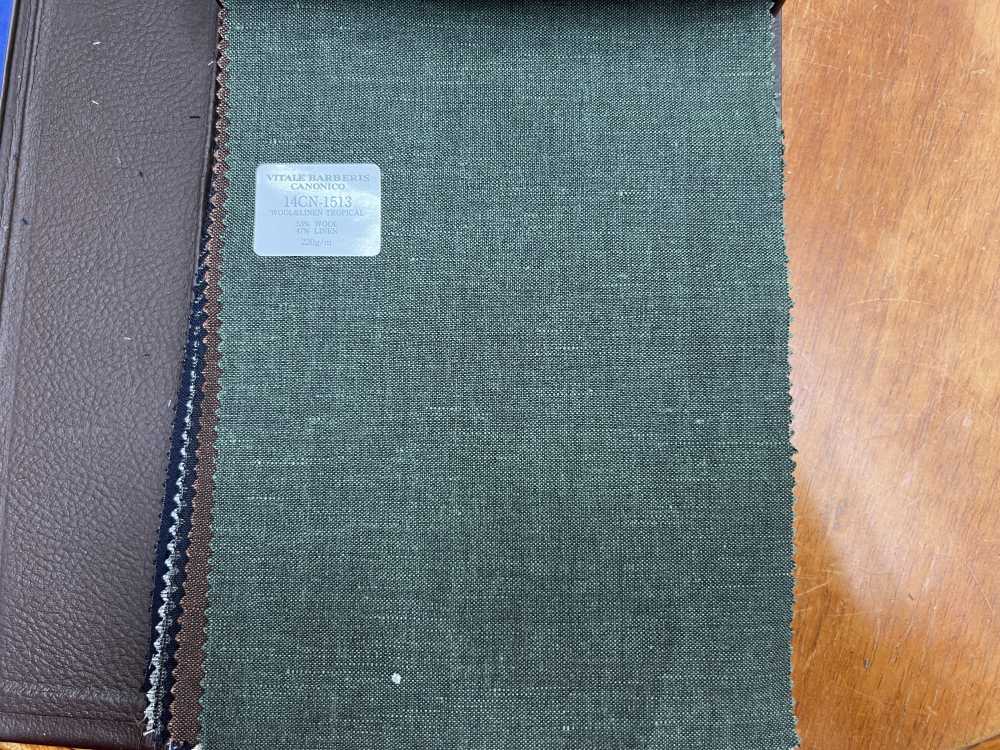 14CN-1513 CANONICO Lana Y Lino 21 Micras Verde[Textil] CANÓNICO