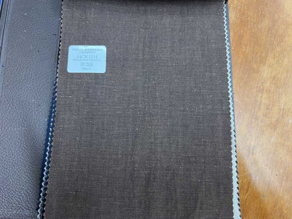 14CN-1514 CANONICO Lana Y Lino 21 Micras Marrón[Textil] CANÓNICO