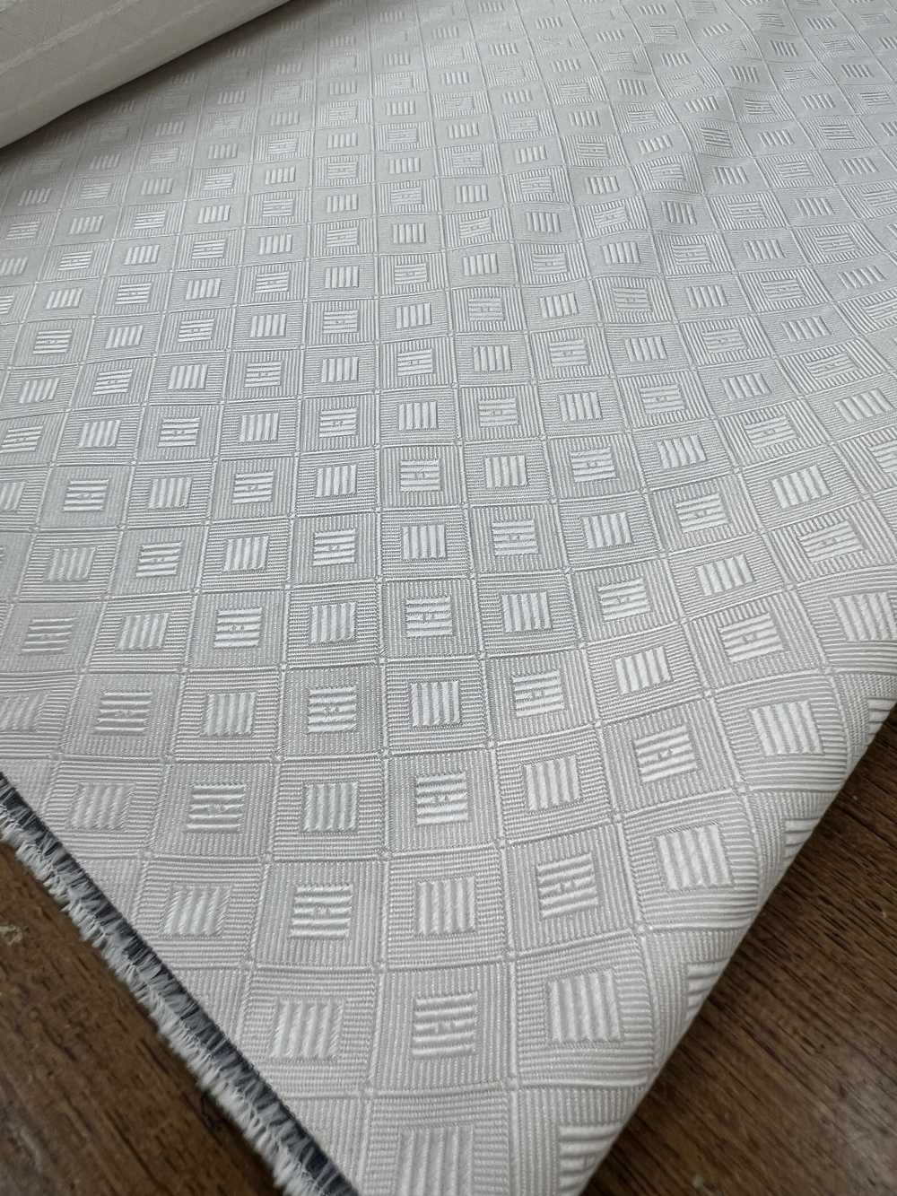 AI-4 Jacquard De Seda Con Estampado Pequeño Plata [outlet][Textil] Yamamoto(EXCY)