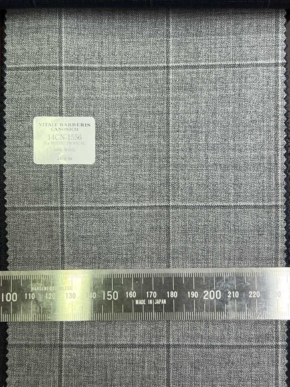 14CN1556 CANONICO 21μ RUSTIC TROPICAL Cristal De Ventana Gris Claro[Textil] CANÓNICO