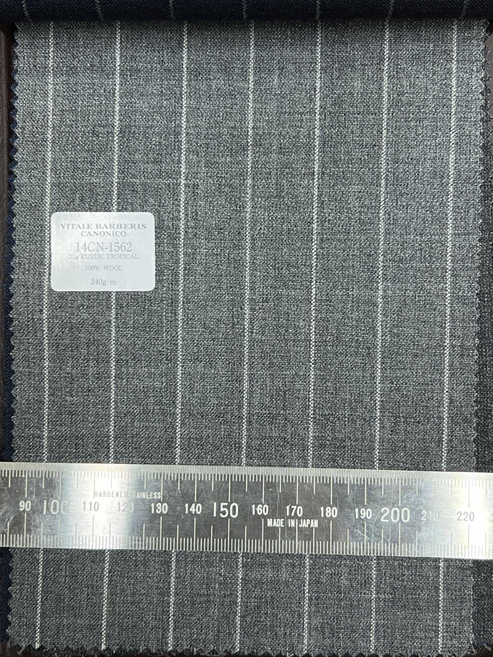 14CN1562 CANONICO 21μ RÚSTICO TROPICAL Raya Gris[Textil] CANÓNICO