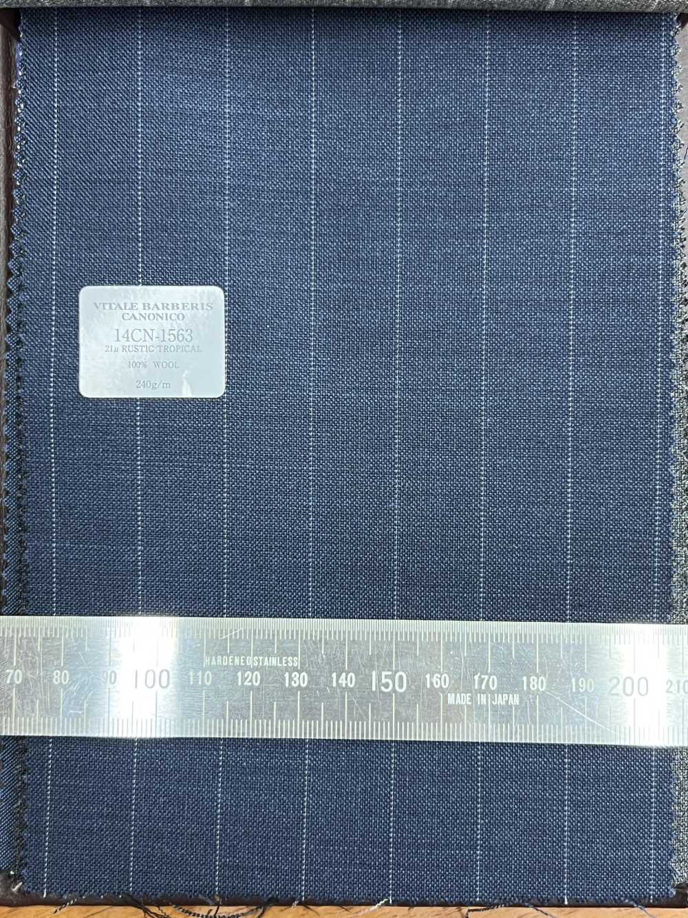 14CN1563 CANONICO 21μ RÚSTICO TROPICAL Raya Azul[Textil] CANÓNICO