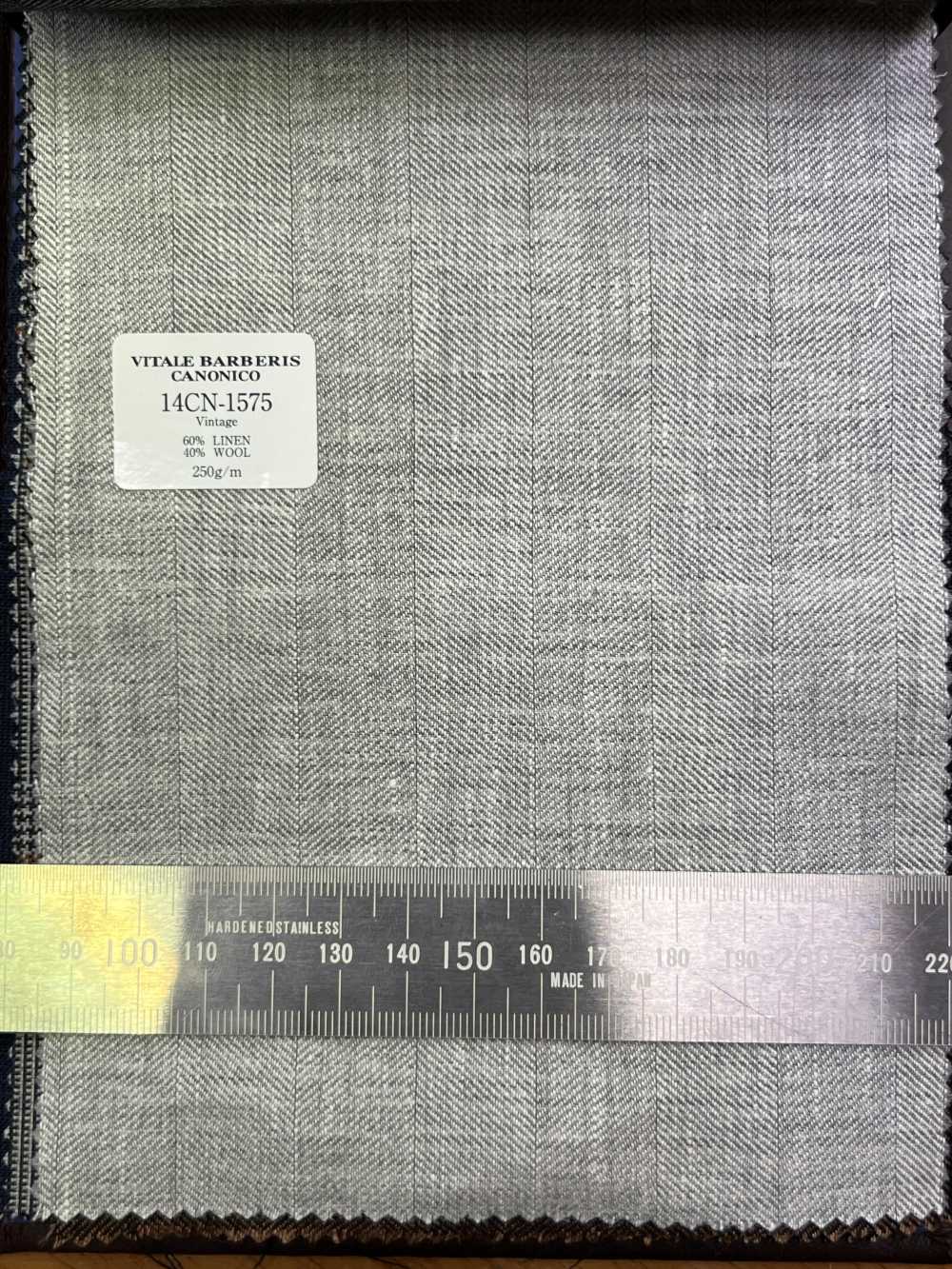 14CN1575 CANONICO LI/60 W/40 Espiga Gris Claro[Textil] CANÓNICO