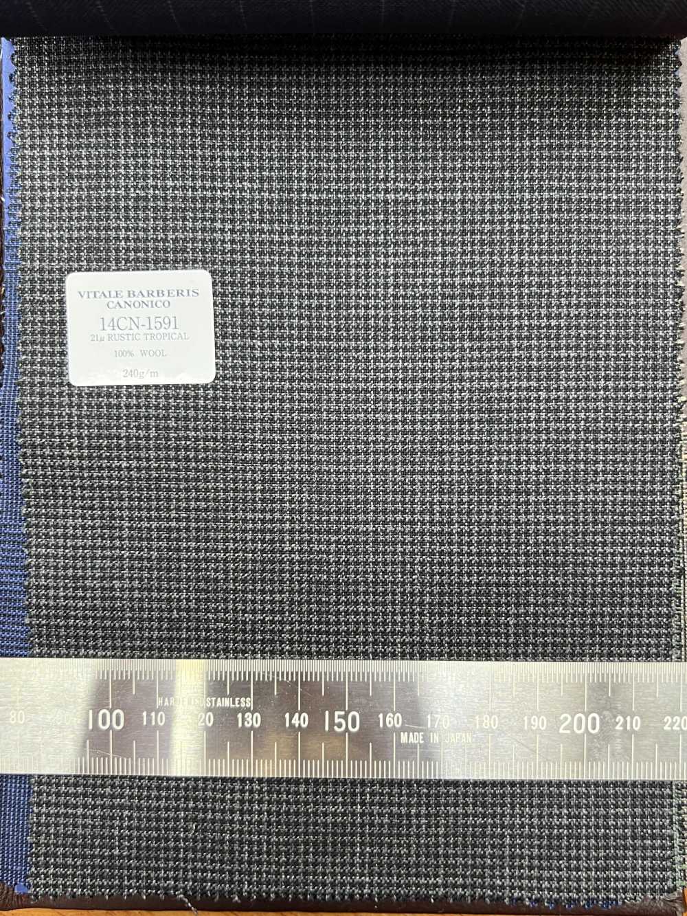 14CN1591 CANONICO 21μ RUSTIC TROPICAL Cabeza De Alfiler Gris Oscuro[Textil] CANÓNICO