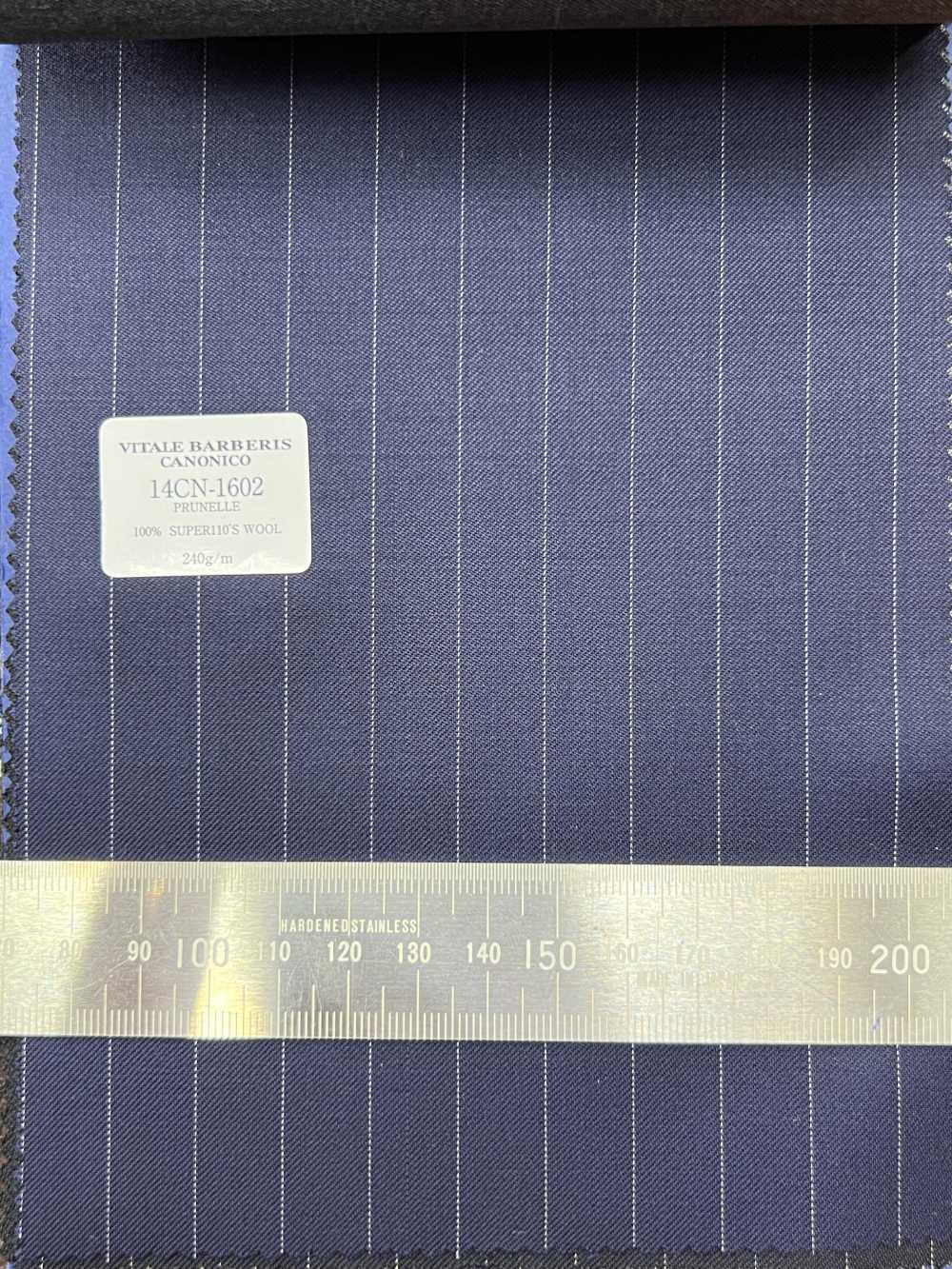 14CN1602 CANONICO PRUNELLE Rayas Azul Marino[Textil] CANÓNICO
