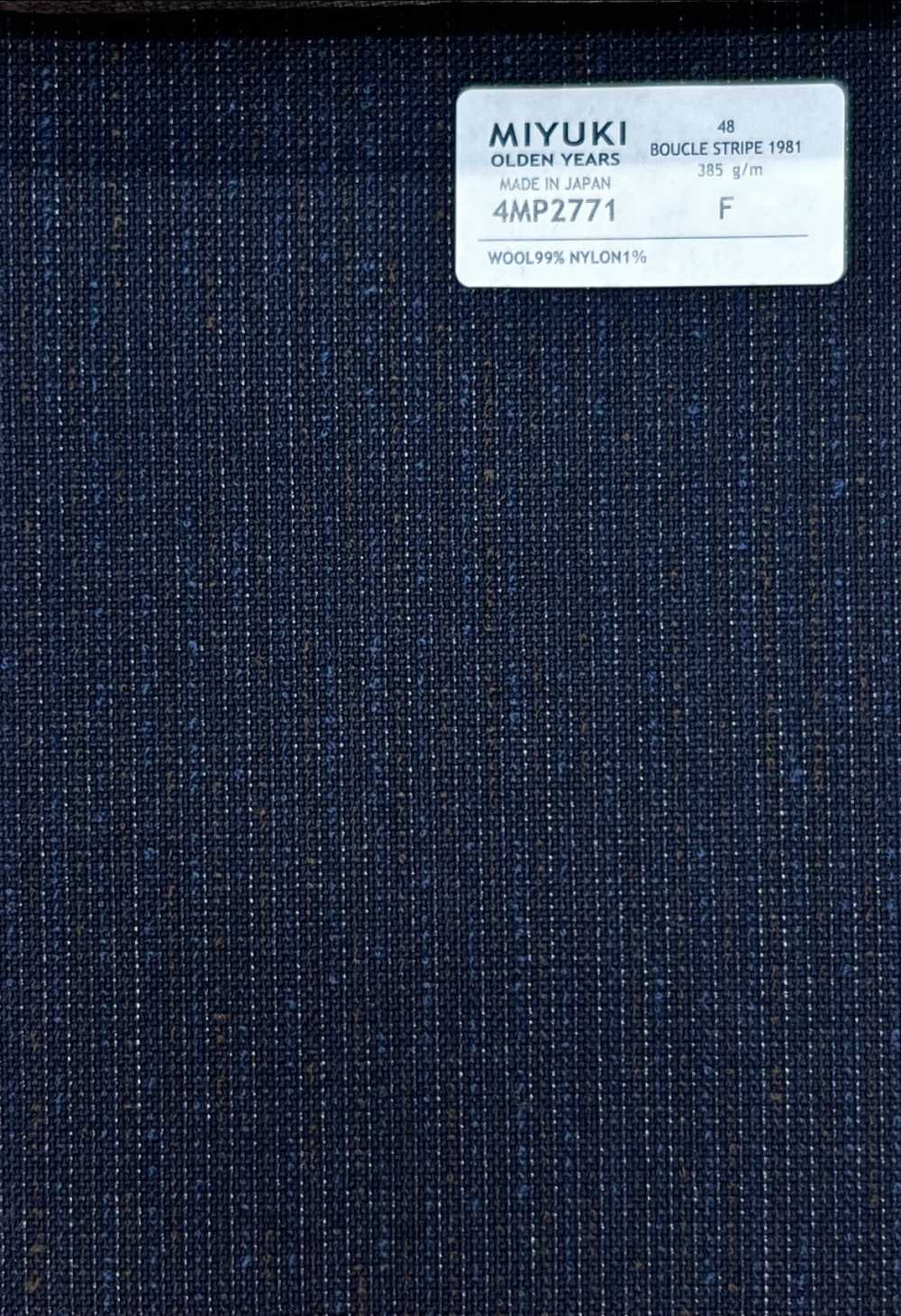 4MP2771 ESENCIALES BOUCLE RAYA 1981 Azul Marino[Textil] Miyuki Keori (Miyuki)