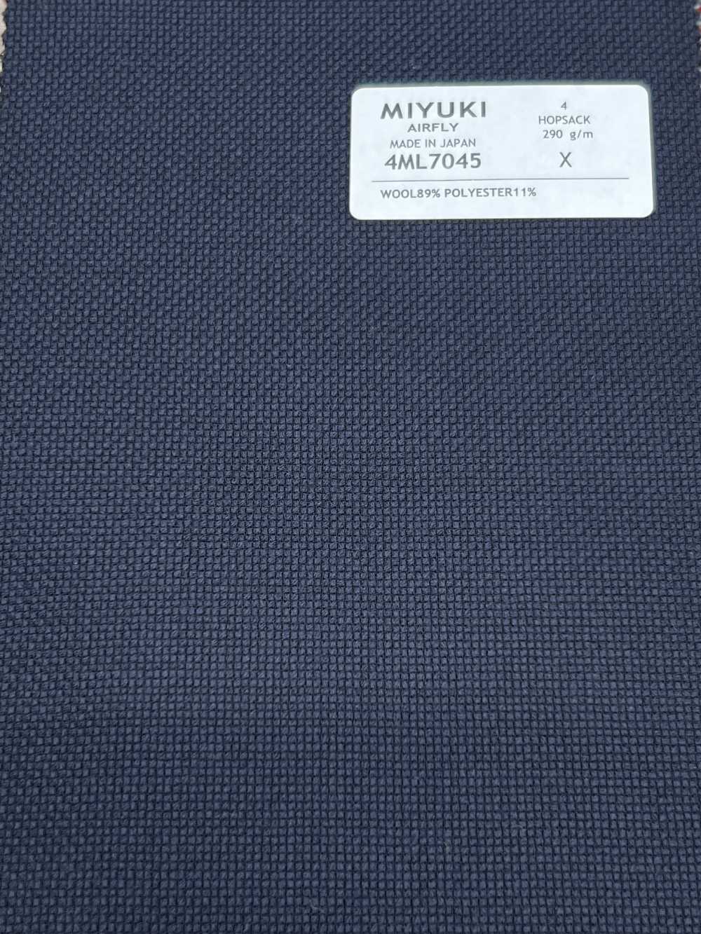 4ML7045 VARAIETES HOPSACK Azul Marino[Textil] Fábricas De Lana Miyuki