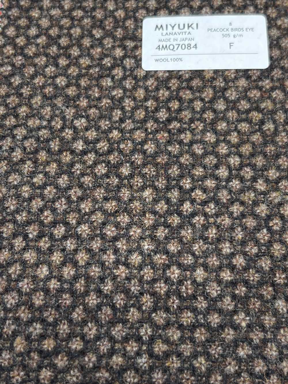 4MQ7084 VARAIETES PAVO REAL OJO DE PÁJARO Marrón Medio[Textil] Miyuki Keori (Miyuki)