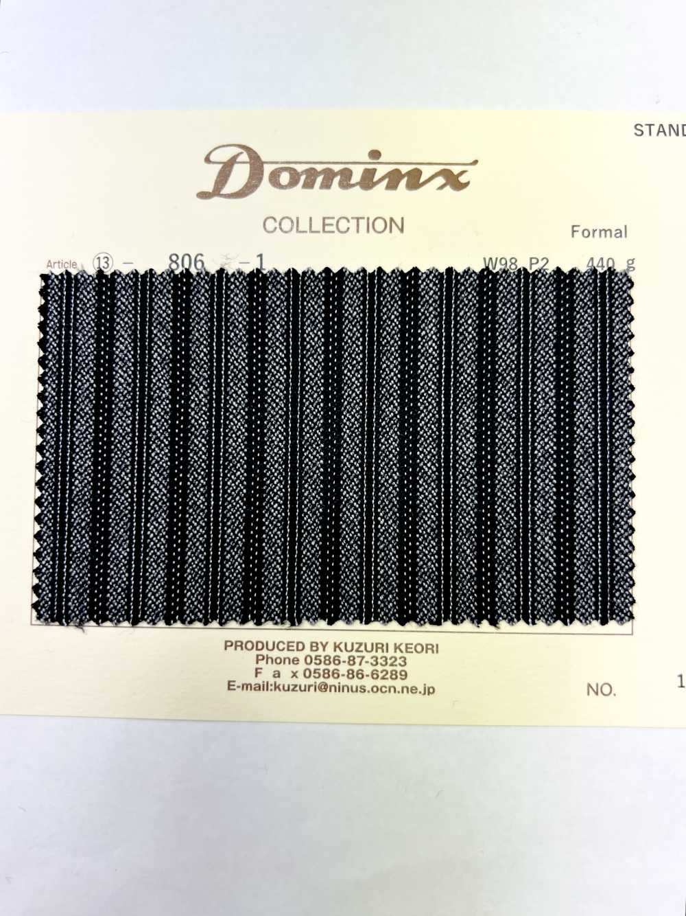 806 Colección DOMINX Standard Formal Pana Gris[Textil] Lana Katsuragi (DOMINX)