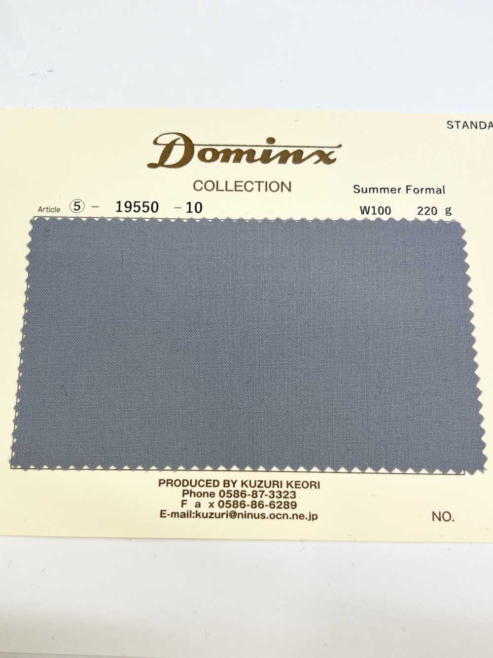 19550 Colección DOMINX Standard Formal De Verano De Lana De Alta Calidad Gris[Textil] Lana Katsuragi (DOMINX)