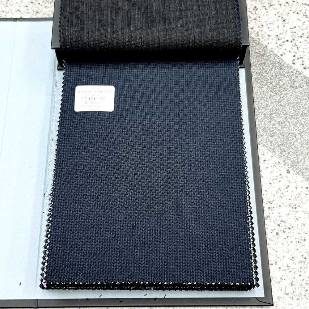 56456-26 25SS MEJOR SELECCIÓN [N-STRETCH] N-Stretch Navy Houndstooth[Textil] Compañía Kunishima Co., Ltd.