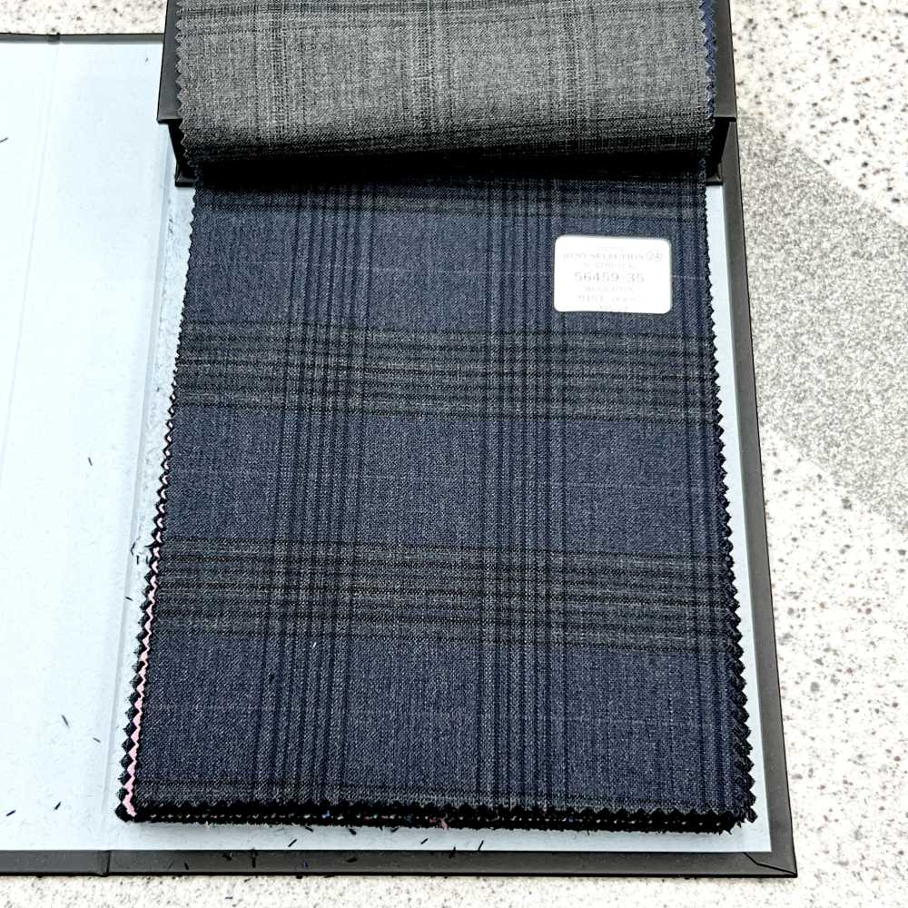 56459-35 25SS MEJOR SELECCIÓN [N-STRETCH] N-Stretch Check Gris Oscuro[Textil] Compañía Kunishima Co., Ltd.