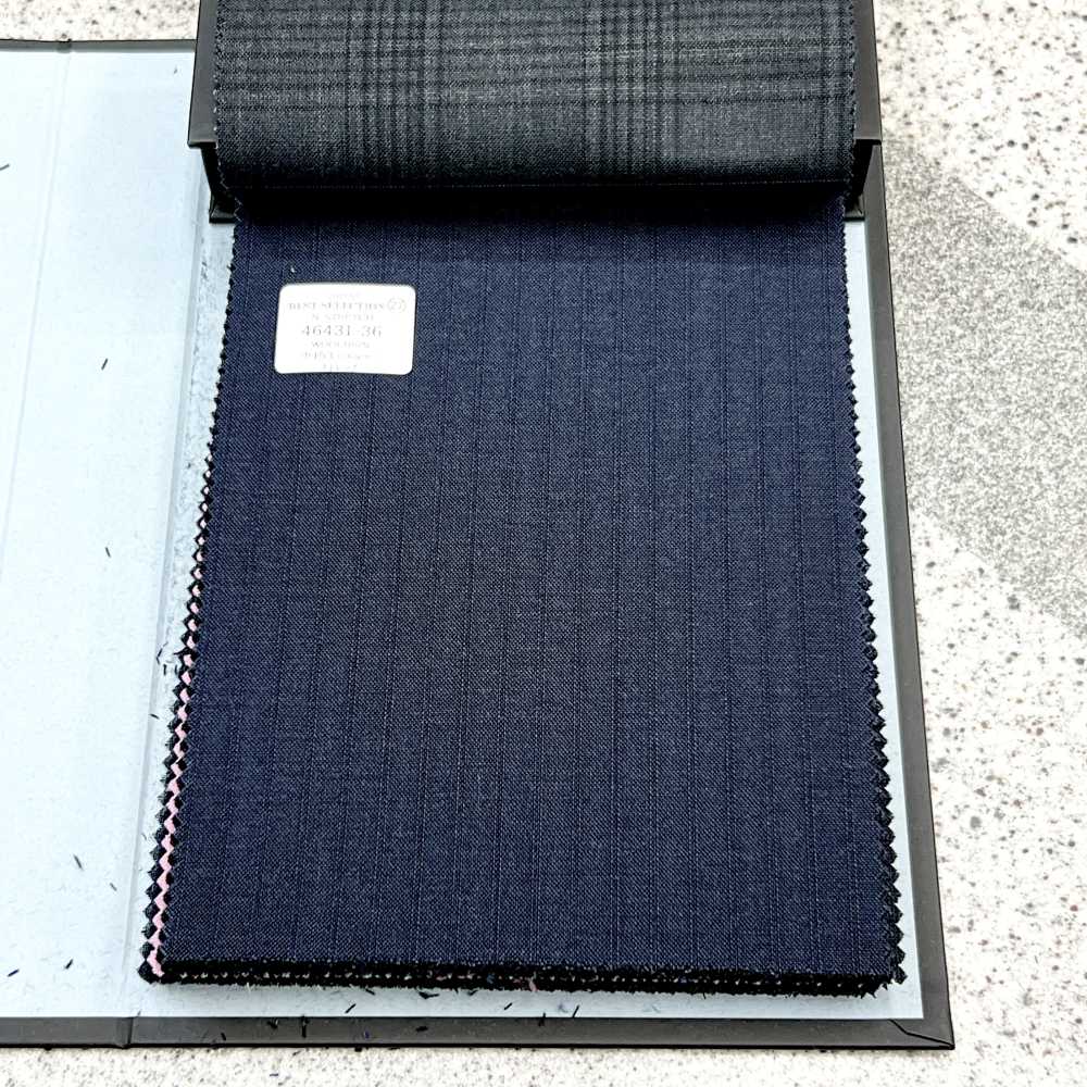 46431-36 25SS MEJOR SELECCIÓN [N-STRETCH] N-STRETCH Dark Navy Shadow Stripe[Textil] Compañía Kunishima Co., Ltd.