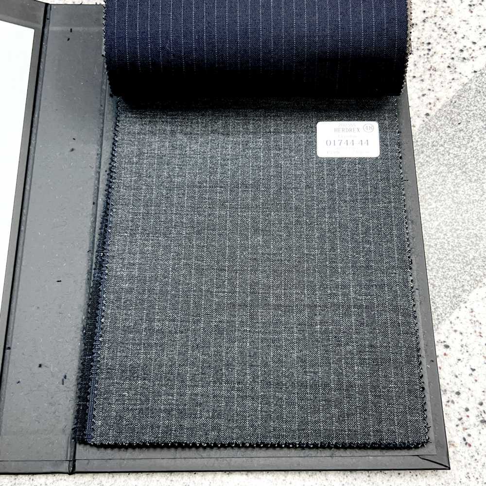 01744-44 25SSHERDREX [Classico] Clásico Lana Raya Gris[Textil] Compañía Kunishima Co., Ltd.