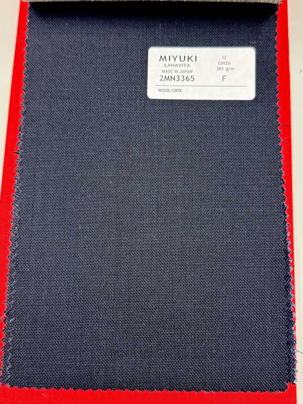 2MN3365 25SS MIYUKI Textil MIYUKI Variedades VARAIETES GINZA Azul Marino Sin Patrón Fábricas De Lana Miyuki