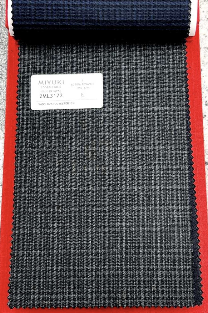 2ML3172 25SS MIYUKI Textile ACTIVA ADVANCE Gris Cielo Carbón Petite Fábricas De Lana Miyuki