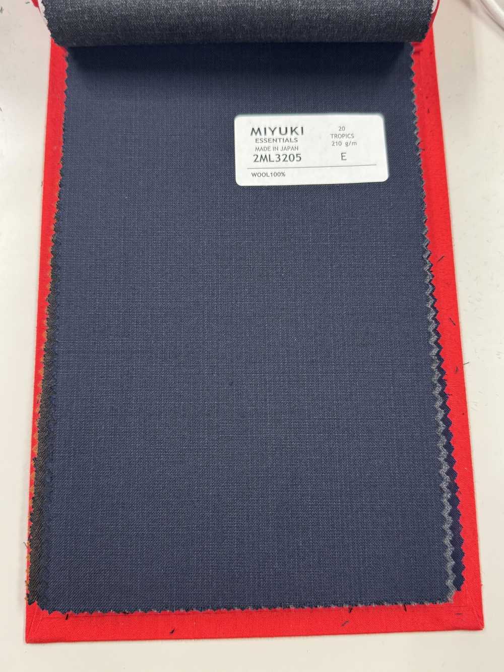 2ML3205 25SS MIYUKI ESSENTIALS TROPICS Textil Azul Sin Patrón Fábricas De Lana Miyuki