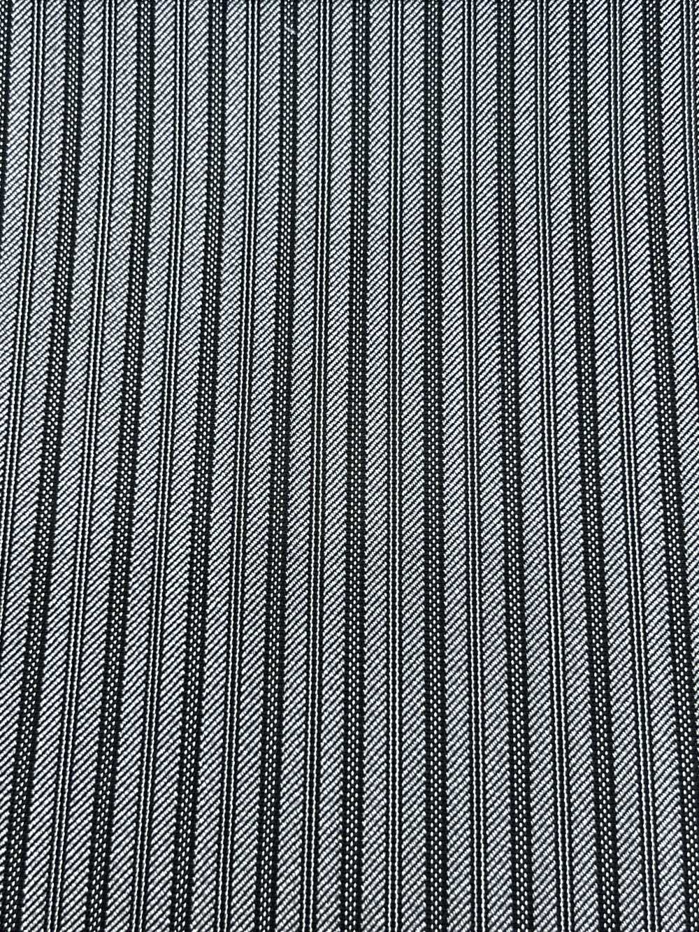896S4613 NIKKE Imperial Black Stripe, 140% Hilo + Seda[Textil] Níquel