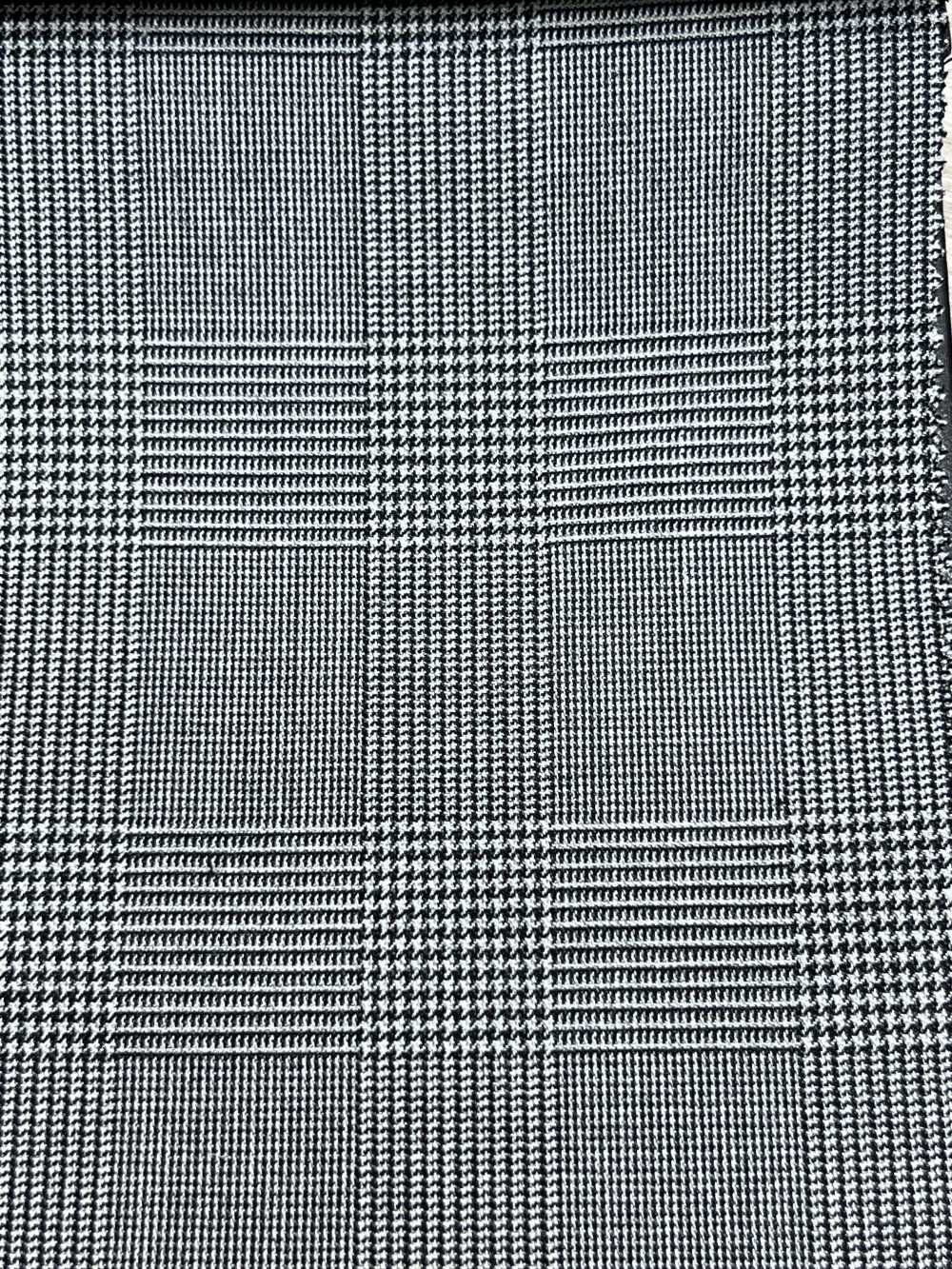 896M2322 Hilo NIKKE TRAVEL Glen Check 120% Hilo[Textil] Níquel