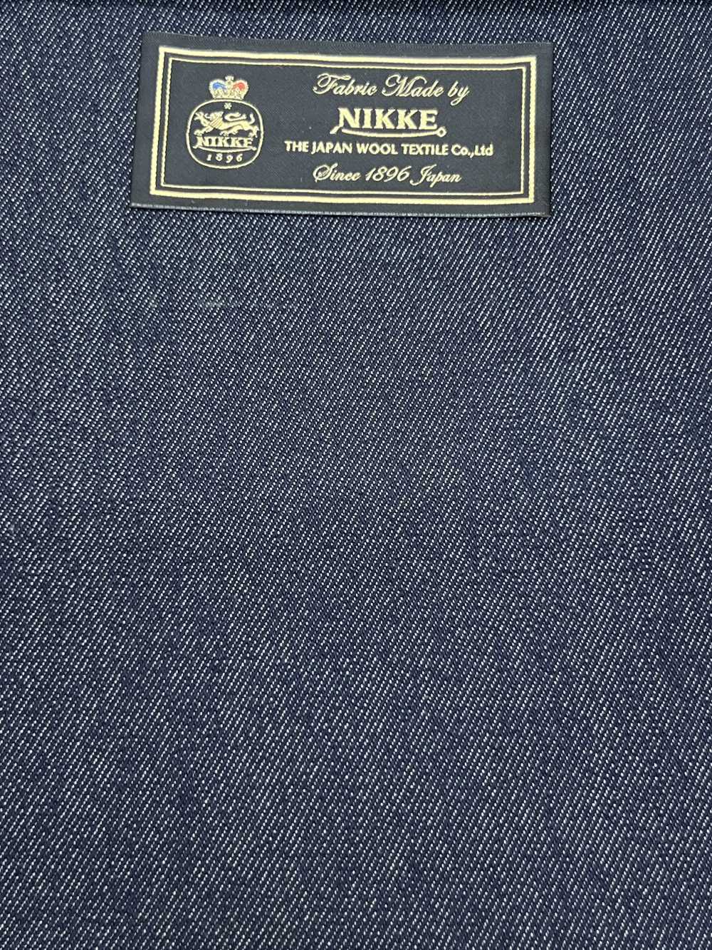 896S4311-38 NIKKE WOOL DENIM Azul Marino Sin Patrón Hilo único 140 Hilo único[Textil] Níquel