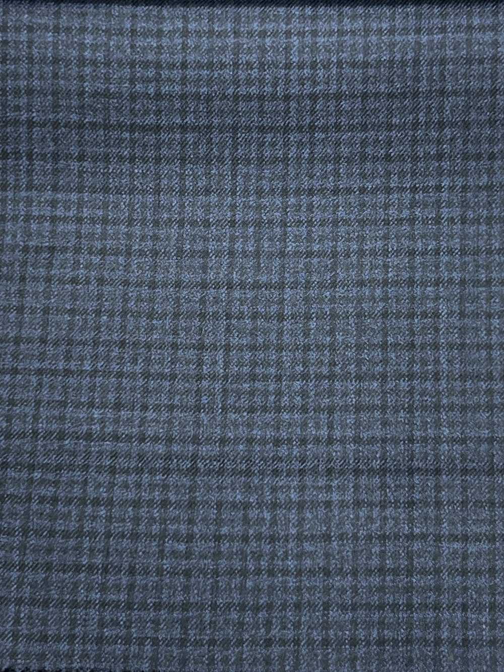 896S2616-39 Hilo NIKKE TRAVEL Navy Blue Check 120 Thread[Textil] Níquel