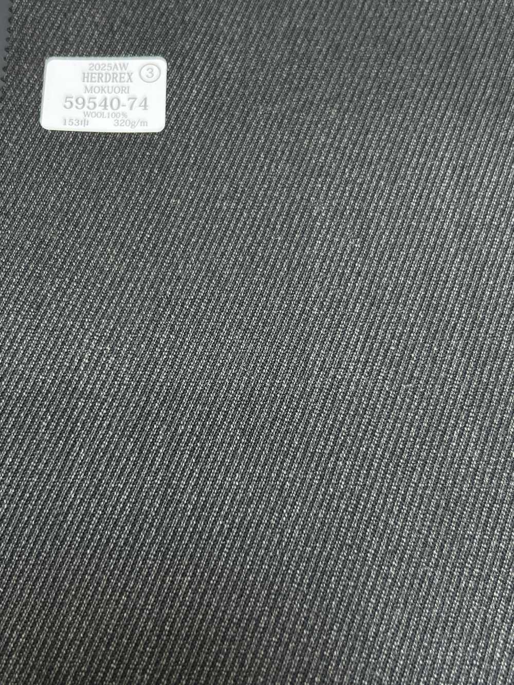 59540-74 25AW HERDREX [MOKUORI] Mokuori Dark Kersey Twill Desodorante De Lana[Textil] Compañía Kunishima Co., Ltd.