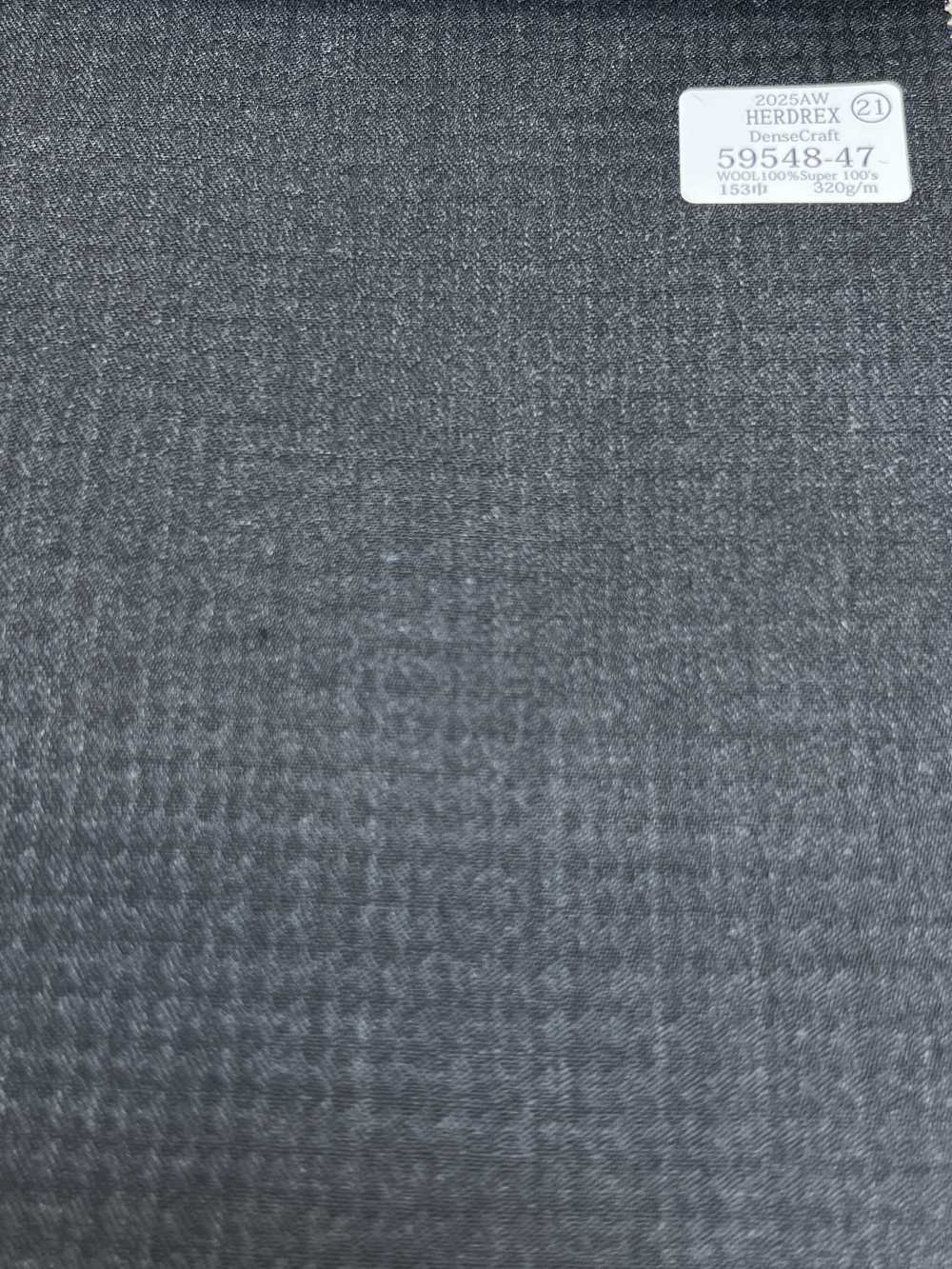 59548-47 25AW HERDREX [Dense Craft] Patrón De Cuadros Grises De Dense Craft[Textil] Compañía Kunishima Co., Ltd.