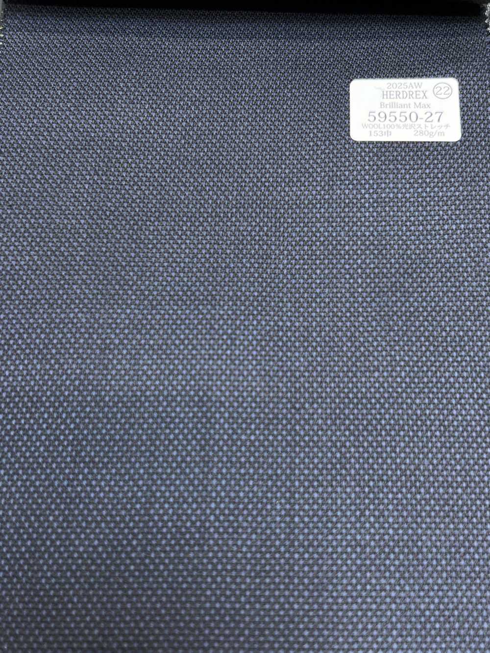 59550-27 25AW HERDREX [Brilliant Max] Patrón De Ojo De Pájaro Azul Marino Brilliant Max[Textil] Compañía Kunishima Co., Ltd.