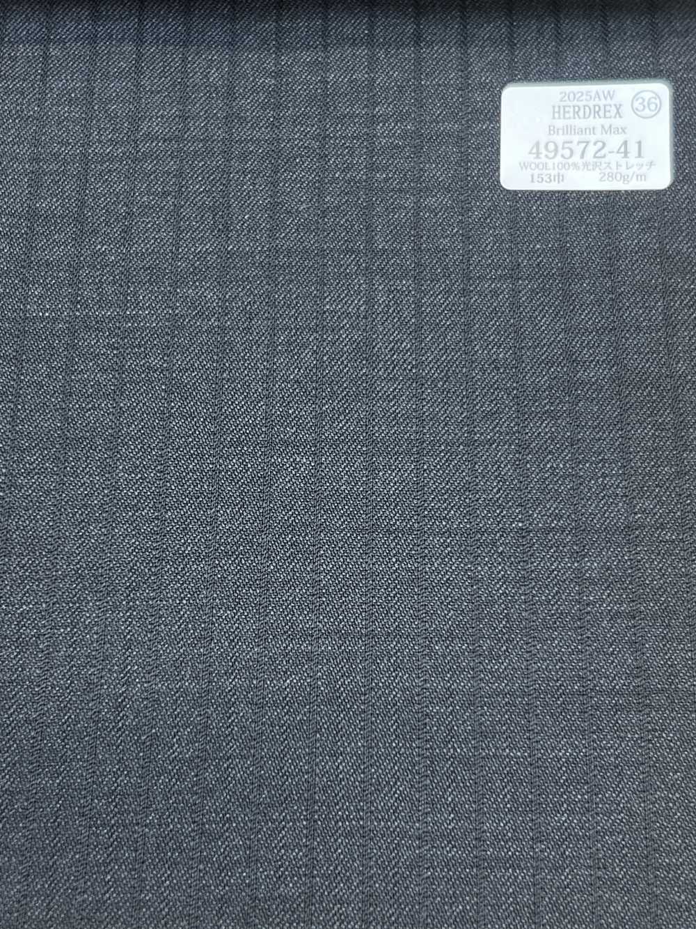 49572-41 25AW HERDREX [Brilliant Max] Brilliant Max Gris Carbón Cielo Raya Sombra[Textil] Compañía Kunishima Co., Ltd.