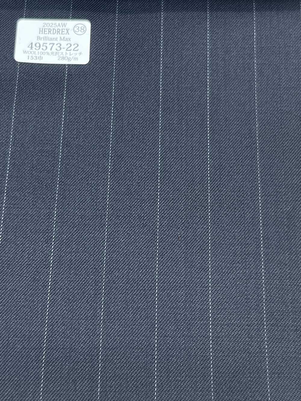 49573-22 25AW HERDREX [Brilliant Max] Brilliant Max Azul Marino Con Rayas Anchas[Textil] Compañía Kunishima Co., Ltd.