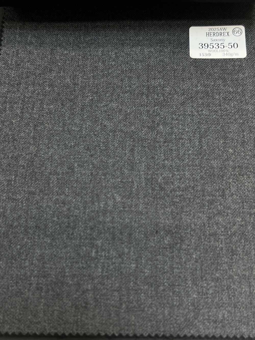 39535-50 25AW HERDREX [SAXONÍA] Gris Sajonia Sin Patrón[Textil] Compañía Kunishima Co., Ltd.