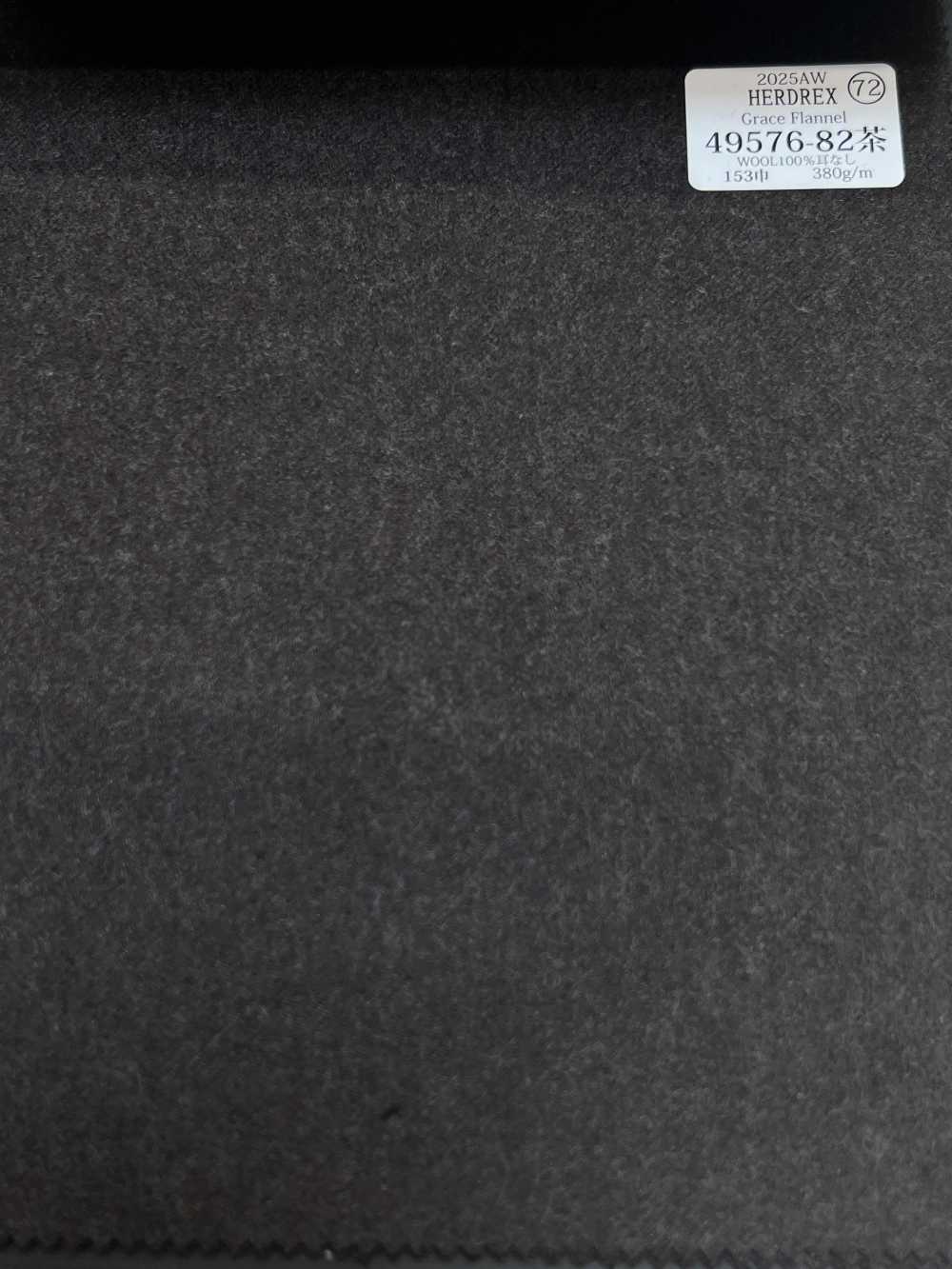 49576-82 25AW HERDREX [Franela Grace] Franela Grace Sin Patrón[Textil] Compañía Kunishima Co., Ltd.