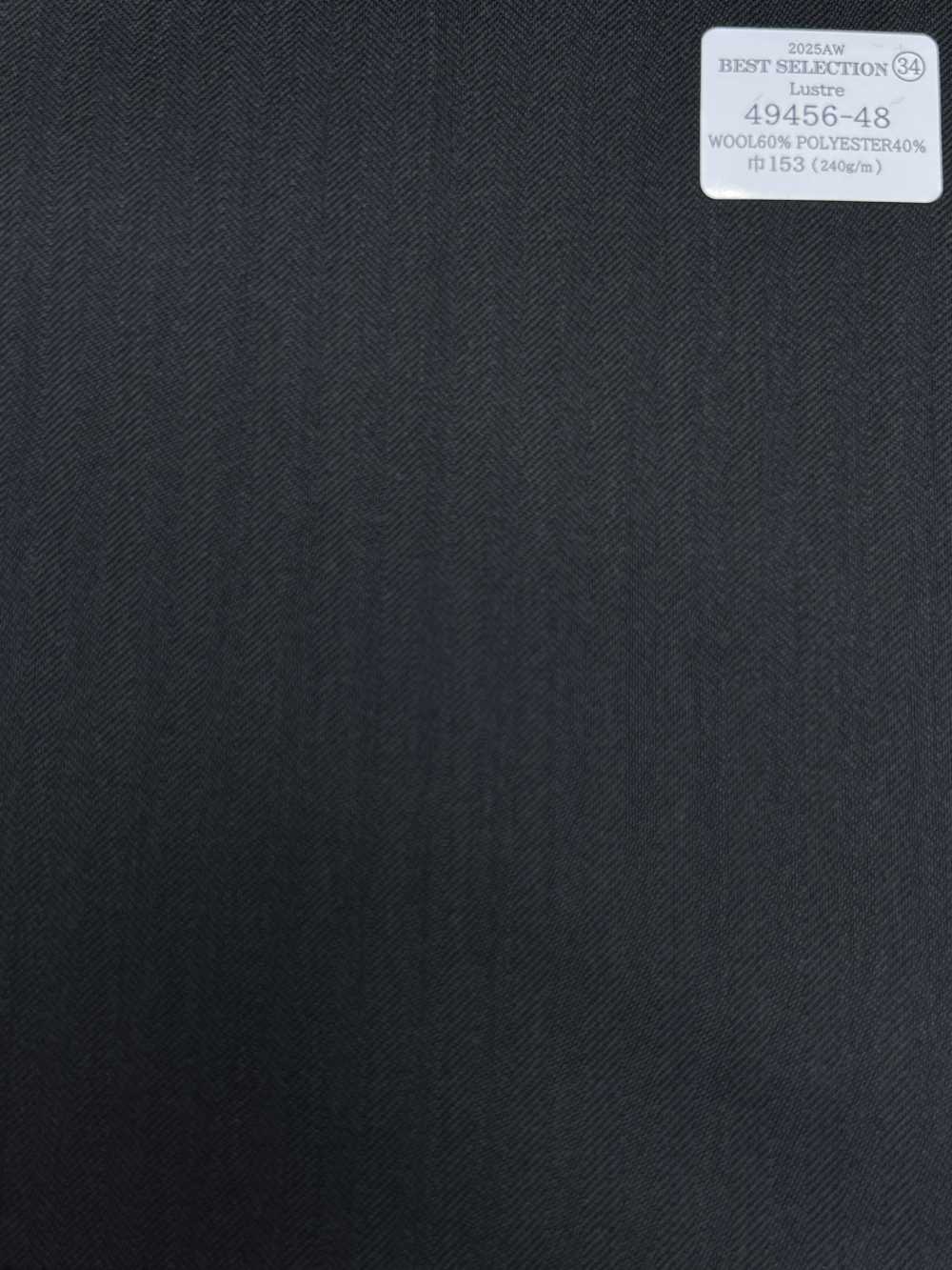 49456-48 25AW MEJOR SELECCIÓN [Lustre] Lustre Gris Sombra Raya[Textil] Compañía Kunishima Co., Ltd.