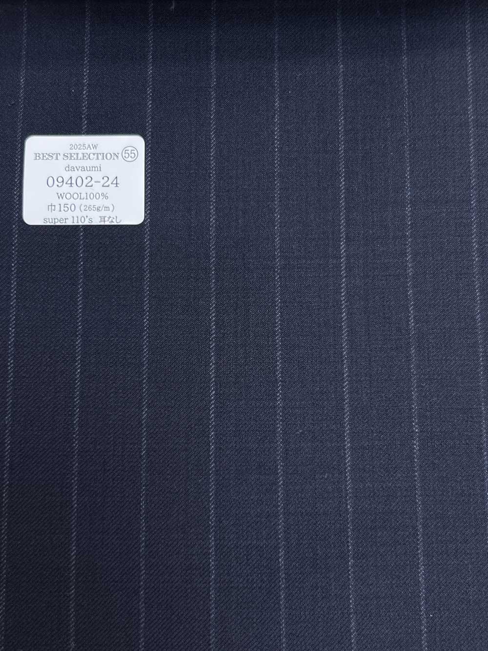 09402-24 25AW MEJOR SELECCIÓN [davaumi] Davaumi Navy Chalk Stripe[Textil] Compañía Kunishima Co., Ltd.