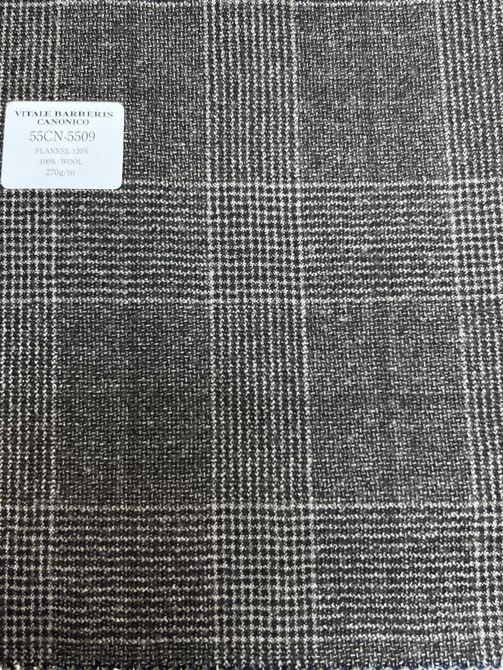 55CN5509 CANONICO FRANELA 120'S Cuadros Glen Marrón[Textil] CANÓNICO