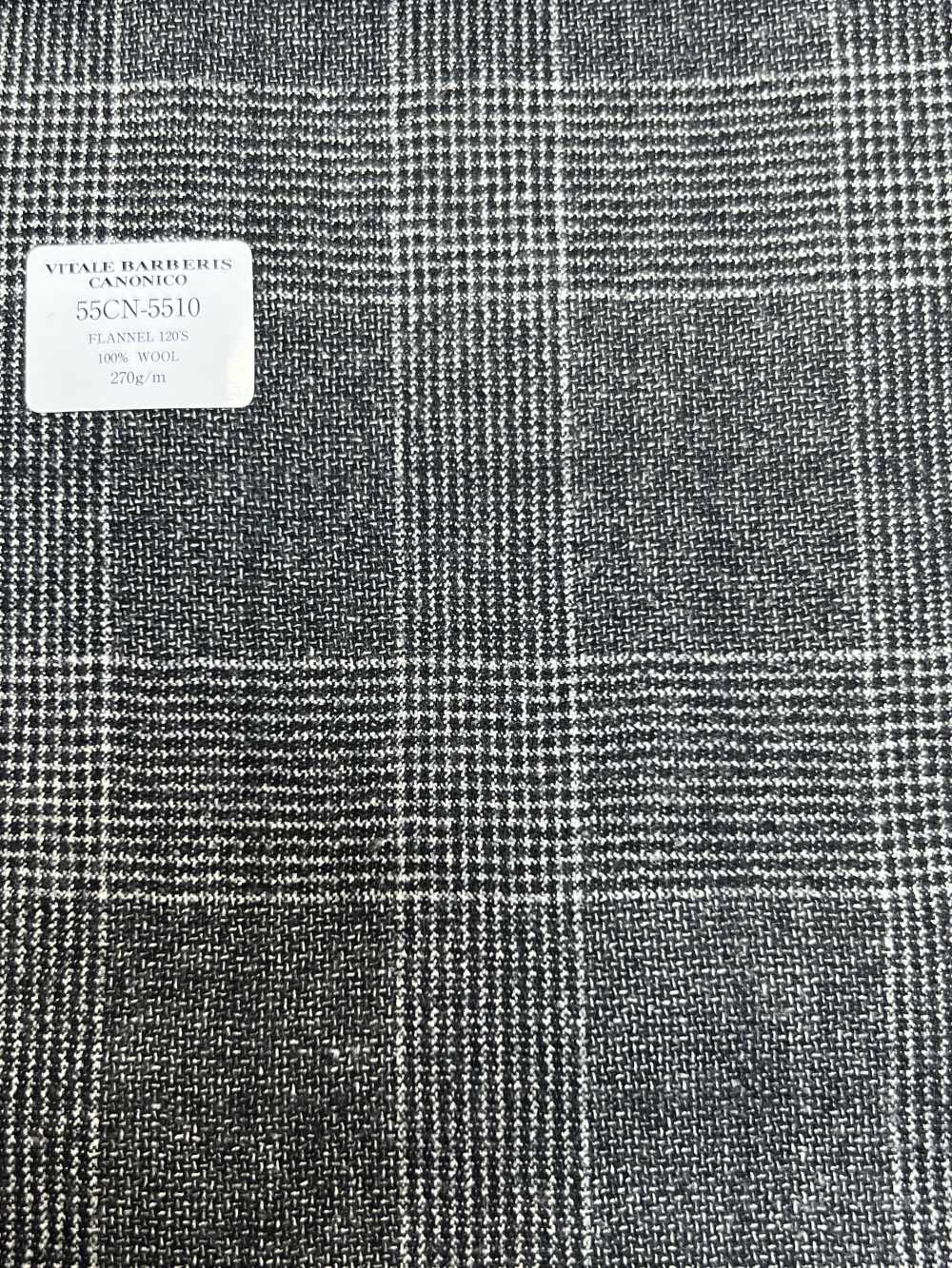 55CN5510 CANONICO FRANELA 120'S Cuadros Glen Gris[Textil] CANÓNICO