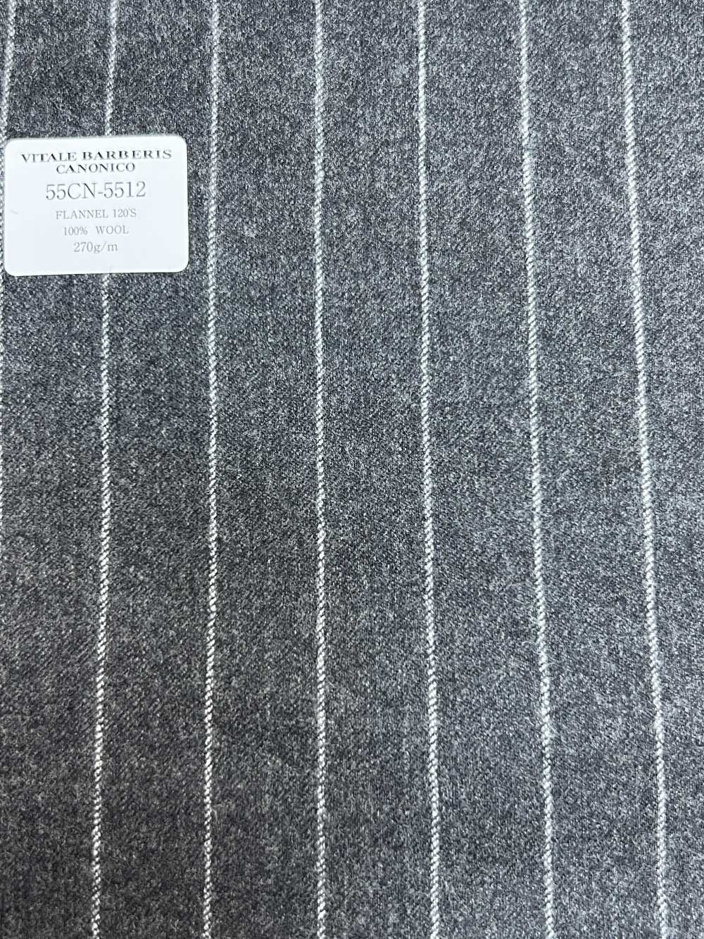 55CN5512 CANONICO FRANELA 120'S Raya Gris[Textil] CANÓNICO