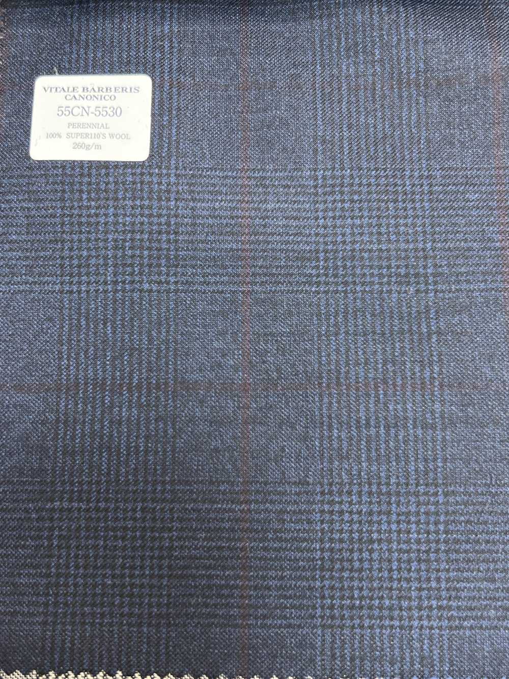 55CN5530 CANONICO PERENNIAL SUPER110'S Azul Marino X Vino Cuadros Glen[Textil] CANÓNICO
