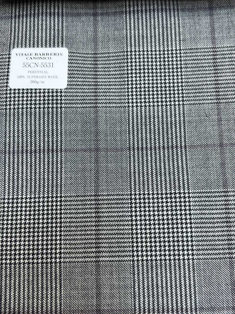55CN5531 CANONICO PERENNIAL SUPER110'S Gris X Púrpura Glen Check[Textil] CANÓNICO
