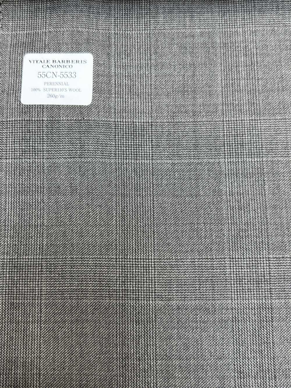 55CN5533 CANONICO PERENNIAL SUPER110'S Cuadros Glen Grises[Textil] CANÓNICO