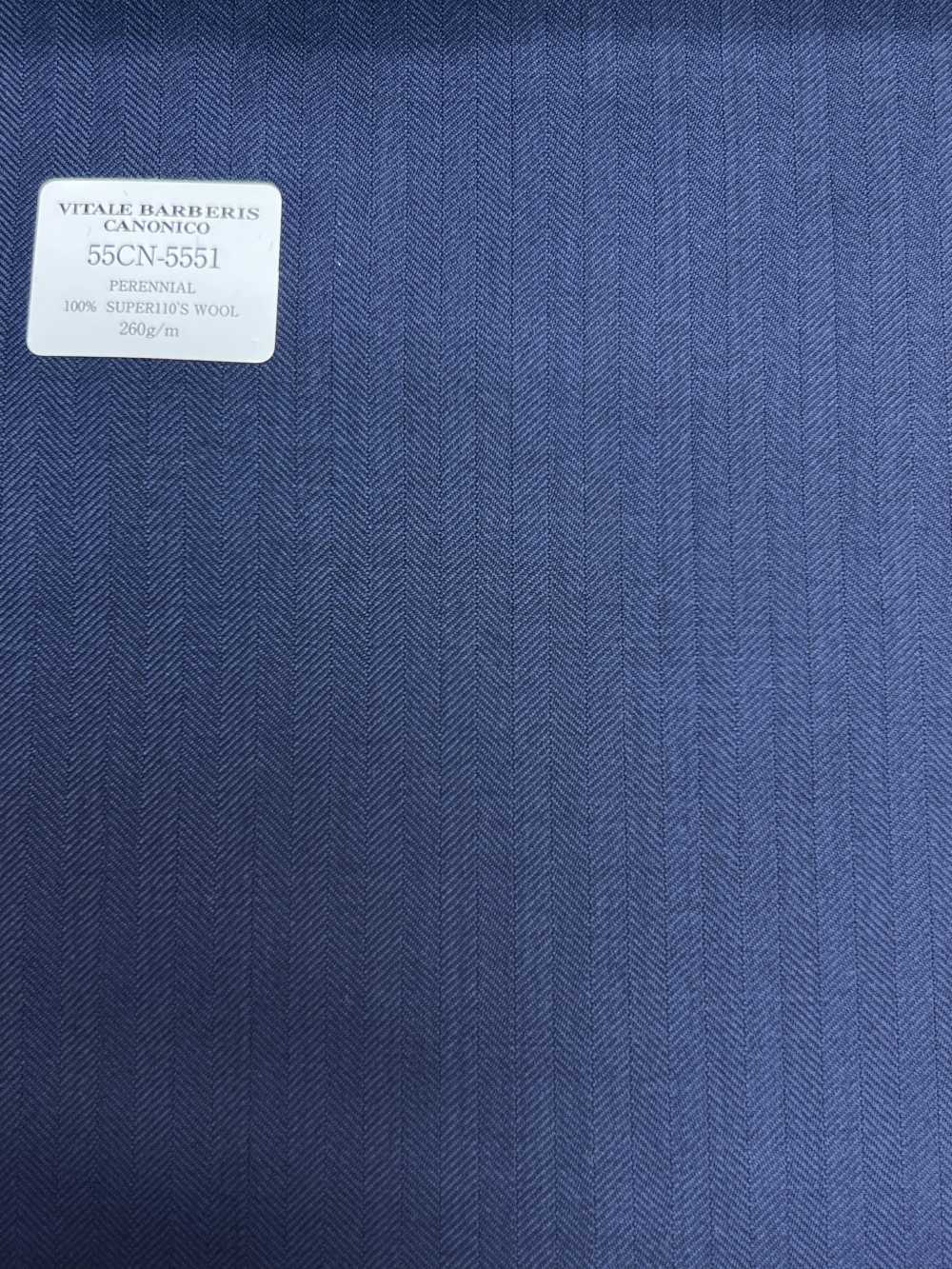 55CN5551 CANONICO PERENNIAL SUPER110'S Raya De Sombra Azul Marino[Textil] CANÓNICO