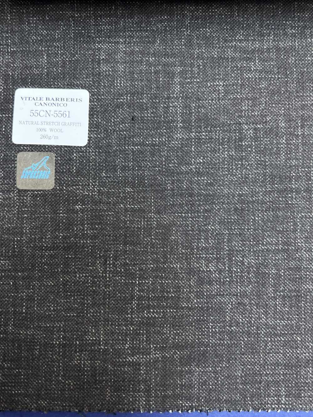 55CN5561 CANONICO NATURAL STRETCH GRAFFITTI Castaño Melange[Textil] CANÓNICO